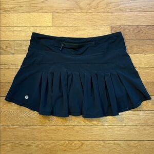 lululemon athletica Black Athletic Skort with Built-In Shorts